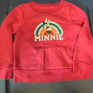 Minnie Mouse Pink Kids Sweatshirt